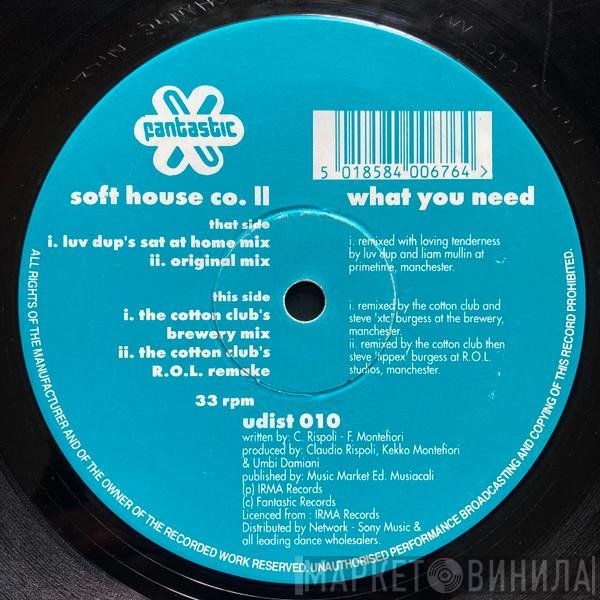 Soft House Company - What You Need