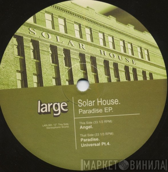 Solar House - Paradise EP