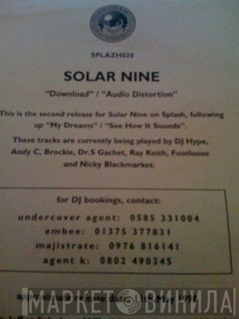 Solar Nine - Download / Audio Distortion