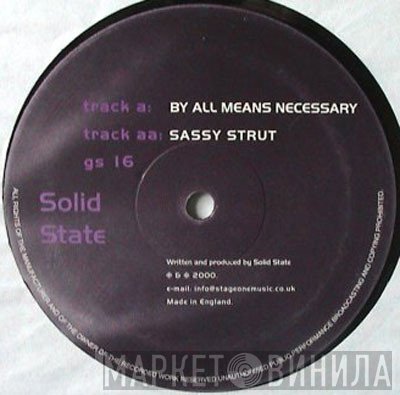 Solid State - By All Means Necessary / Sassy Strut
