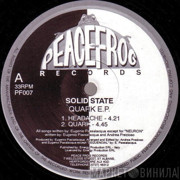 Solid State  - Quark EP