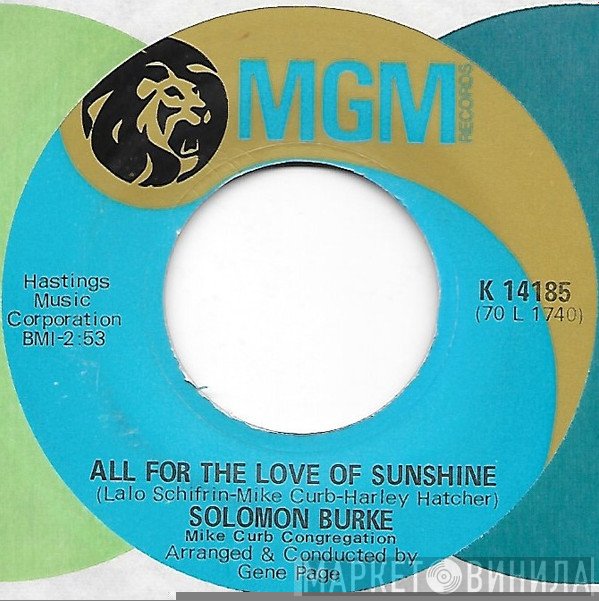 Solomon Burke - All For The Love Of Sunshine