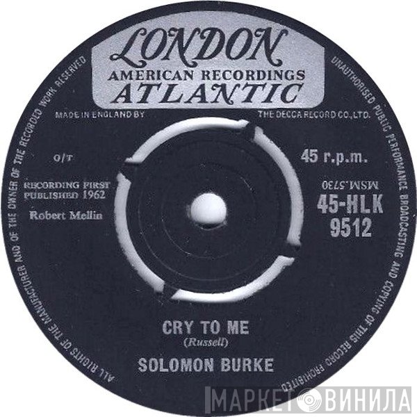 Solomon Burke - Cry To Me