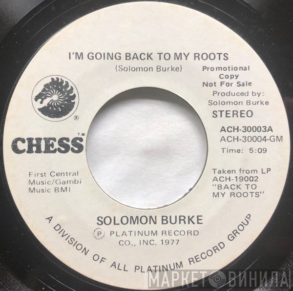 Solomon Burke  - I'm Going Back To My Roots