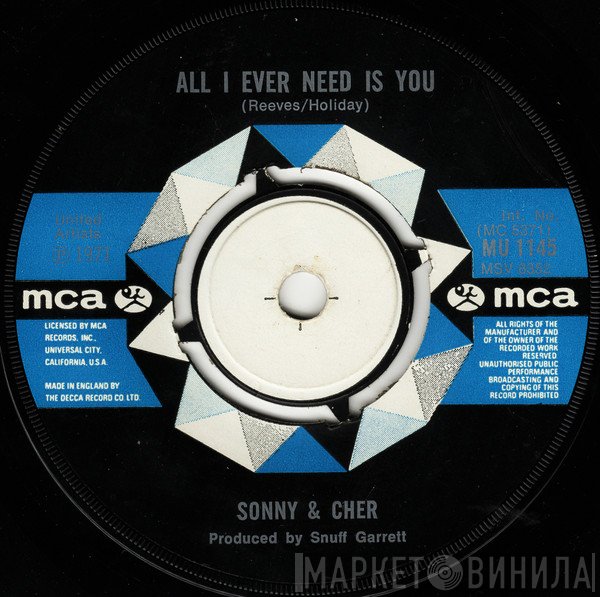 Sonny &amp; Cher - All I Ever Need Is You