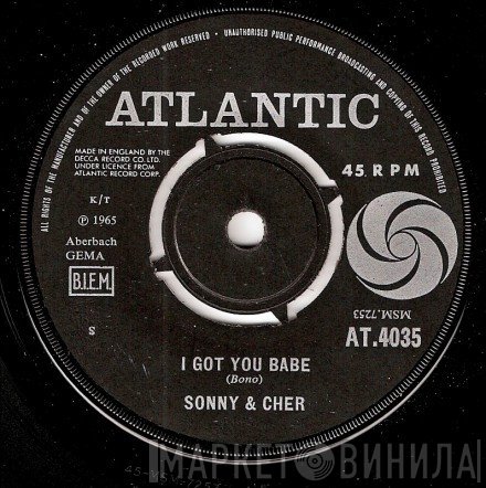 Sonny &amp; Cher - I Got You Babe
