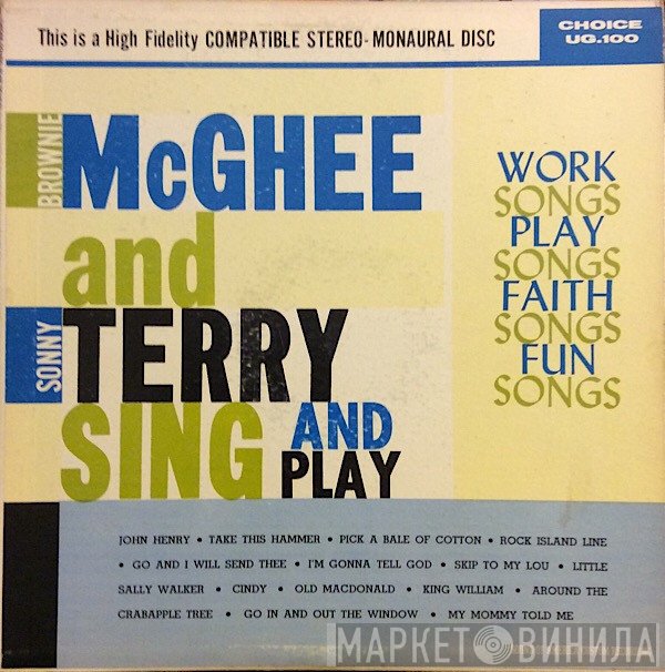 Sonny Terry & Brownie McGhee  - Work Songs, Play Songs, Faith Songs, Fun Songs