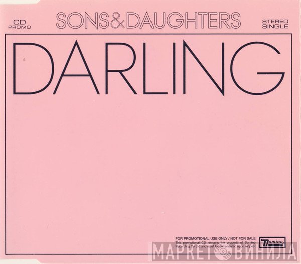 Sons And Daughters - Darling
