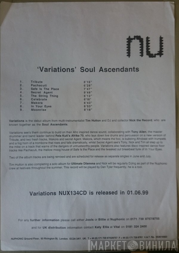 Soul Ascendants  - Variations