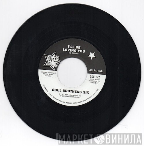 Soul Brothers Six, Willie Tee - I'll Be Loving You / Walkin' Up A One Way Street