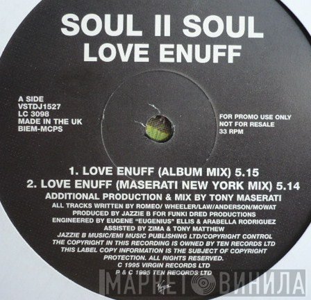 Soul II Soul - Love Enuff