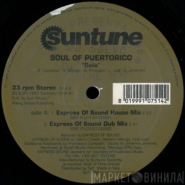 Soul Of Puertorico - Baila