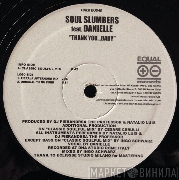 Soul Slumbers - Thank You Baby
