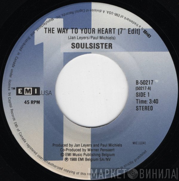 Soulsister - The Way To Your Heart