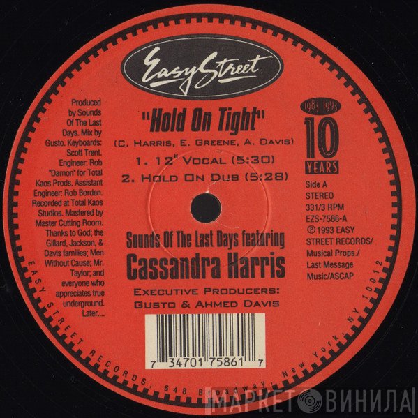 Sounds Of The Last Days, Cassandra Harris - Hold On Tight