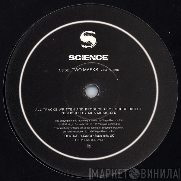 Source Direct - Two Masks / Black Domina