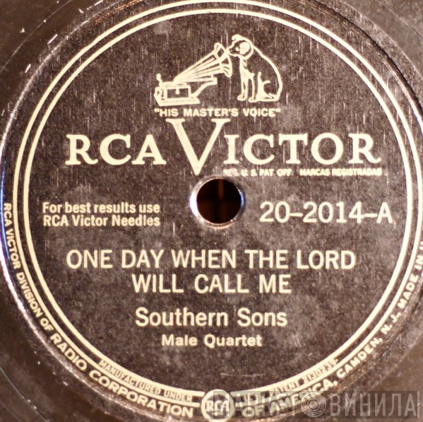 Southern Sons - One Day when The Day Will Call Me / I'm Free At Last