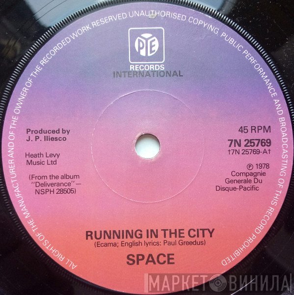 Space - Running In The City