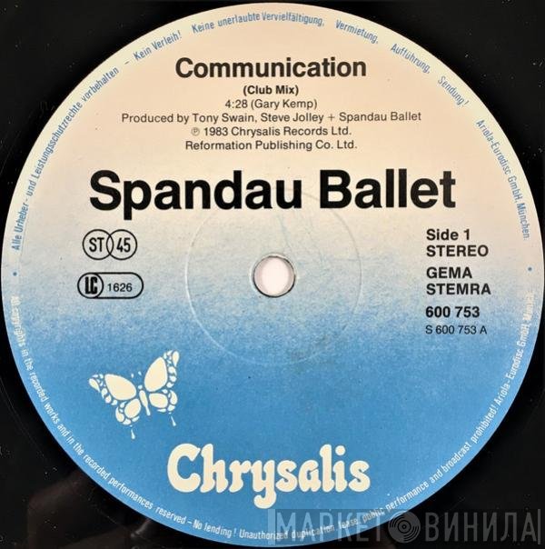 Spandau Ballet  - Communication