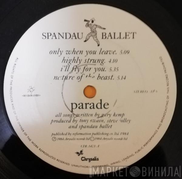 Spandau Ballet  - Parade