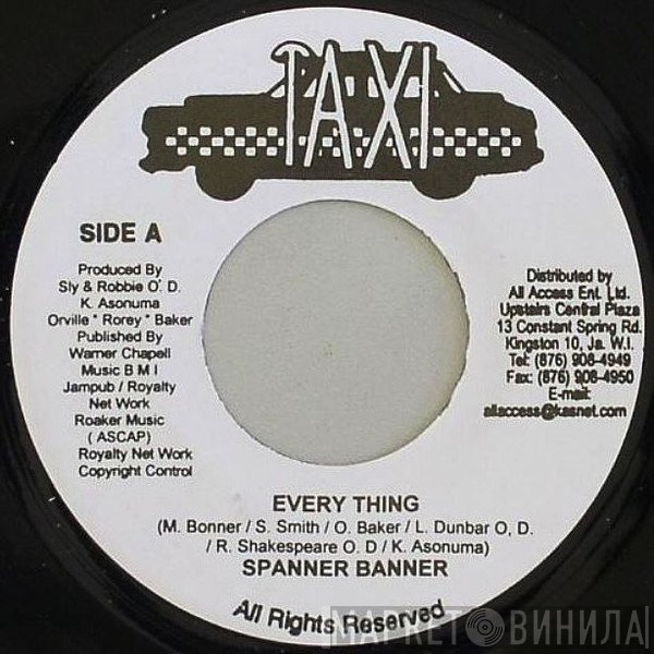 Spanner Banner, Kashief Lindo - Every Thing / Right Way