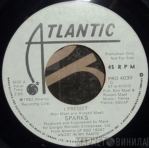 Sparks  - I Predict