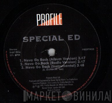 Special Ed - Neva Go Back / Just A Killa