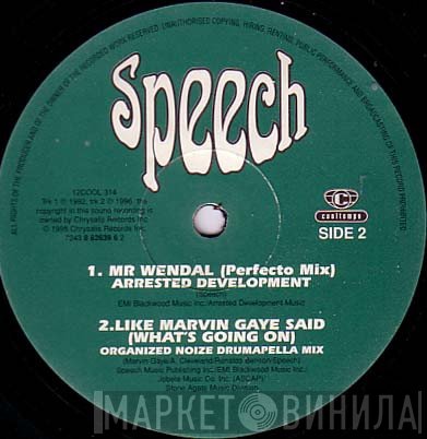 Speech - Like Marvin Gaye Said (What's Going On)