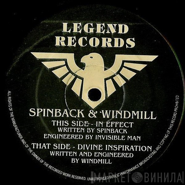 Spinback & DJ Windmill  - In Effect / Divine Inspiration
