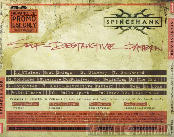 Spineshank  - Self-Destructive Pattern