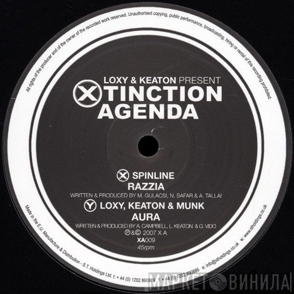Spinline / Loxy, Keaton & Munk   - Razzia / Aura