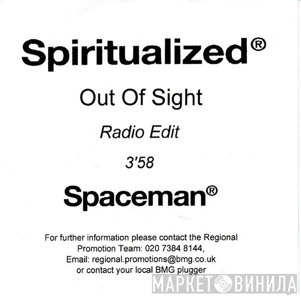 Spiritualized  - Out Of Sight