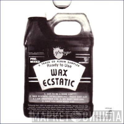 Sponge  - Wax Ecstatic