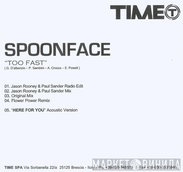 Spoonface  - Too Fast