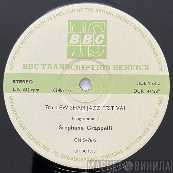Stéphane Grappelli - 7th Lewisham Jazz Festival 1/2