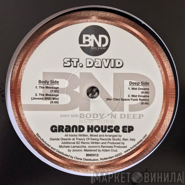 St. David - Grand House EP