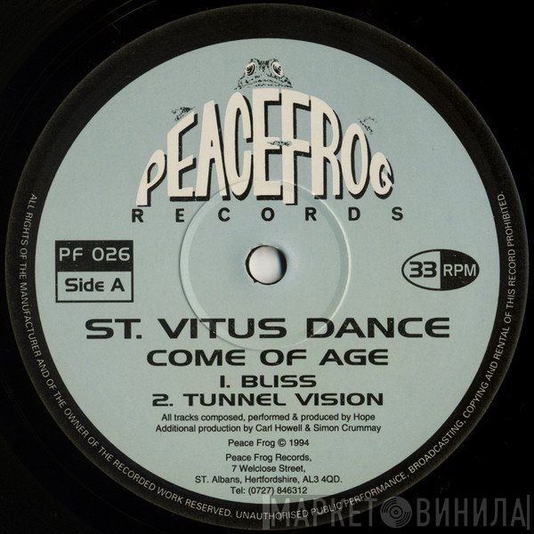 St. Vitus Dance - Come Of Age