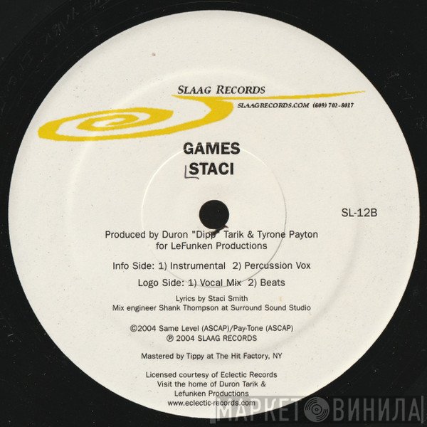 Staci Smith - Games