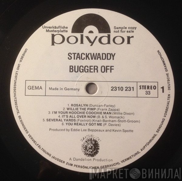 Stack Waddy  - Bugger Off!
