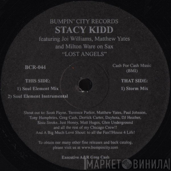 Stacy Kidd Featuring Joy Williams, Matthew Yates And Milton Ware  - Lost Angels