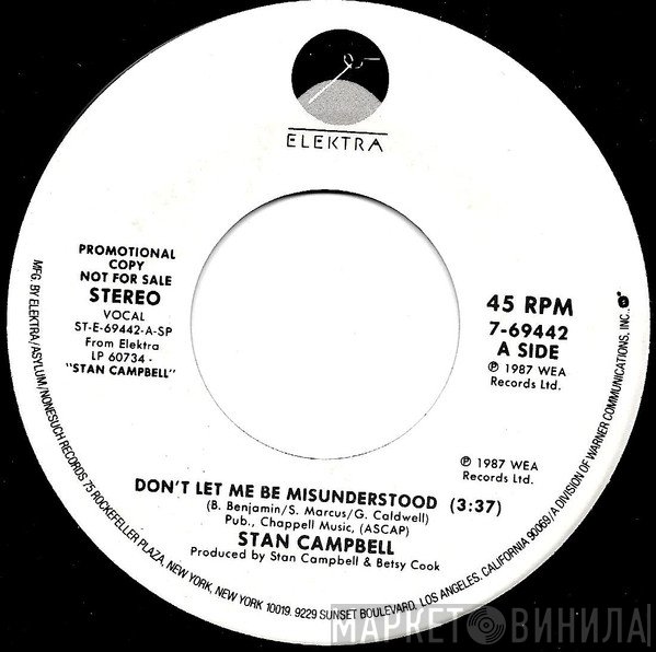 Stan Campbell - Don't Let Me Be Misunderstood