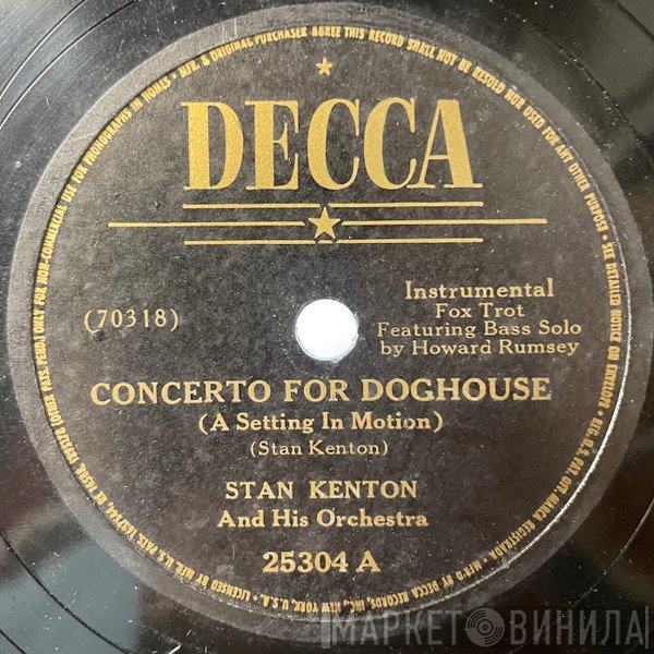 Stan Kenton And His Orchestra  - Concerto For Doghouse (A Setting In Motion) / Reed Rapture