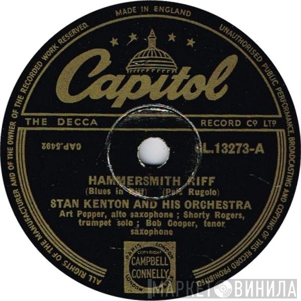 Stan Kenton And His Orchestra  - Hammersmith Riff (Blues In Riff) / Mardi Gras