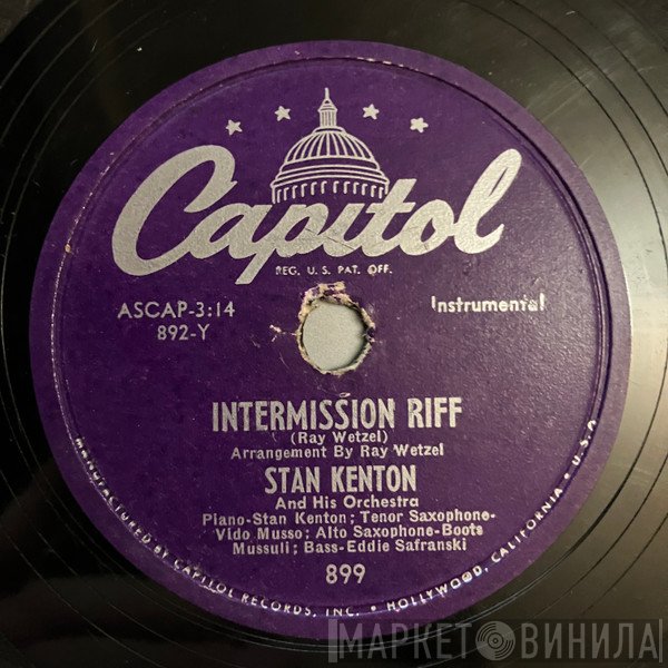 Stan Kenton And His Orchestra  - Intermission Riff / Minor Riff