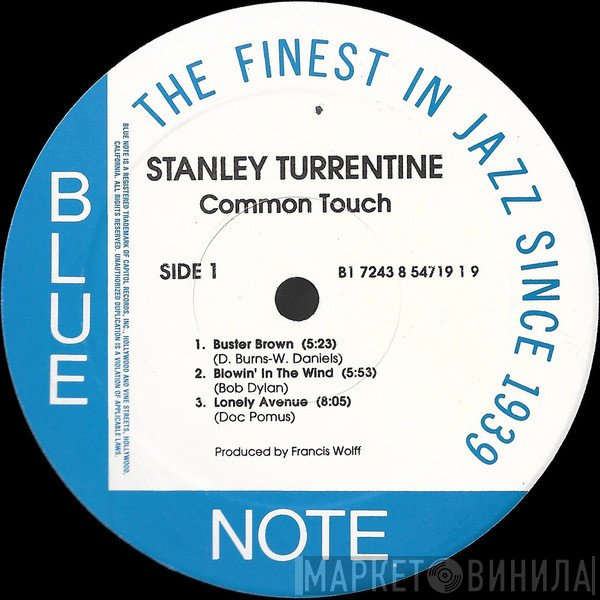 Stanley Turrentine featuring Shirley Scott  - Common Touch
