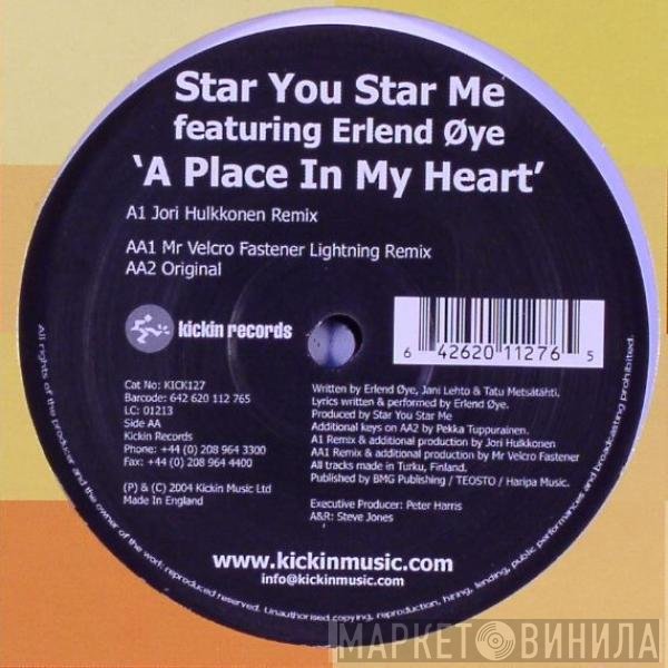 Star You Star Me Featuring Erlend Øye  - A Place In My Heart