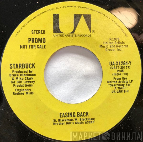 Starbuck   - Easing Back