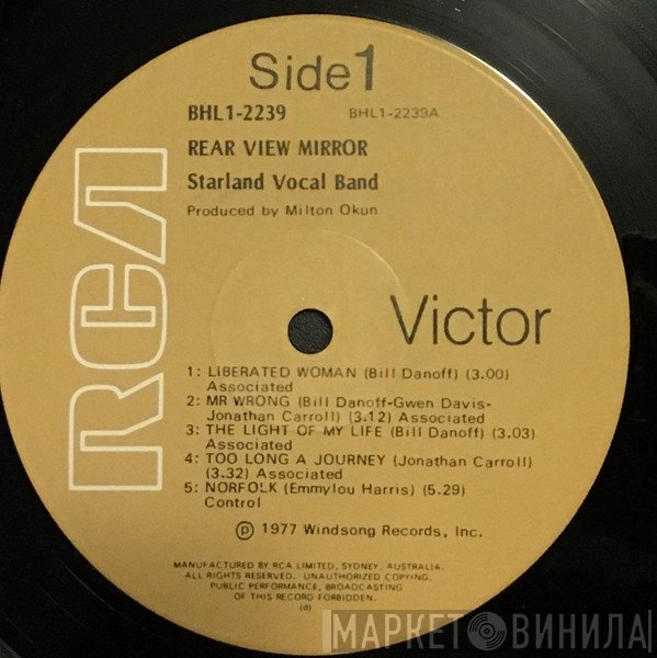 Starland Vocal Band  - Rear View Mirror