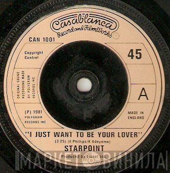 Starpoint - I Just Want To Be Your Lover