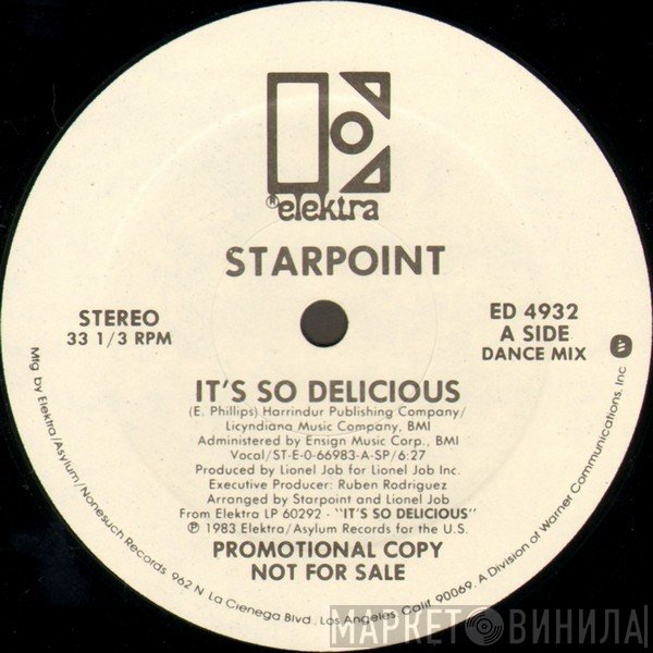 Starpoint - It's So Delicious